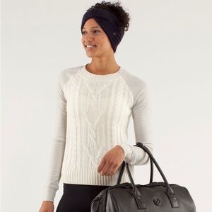 Lululemon St Moritz Sweater in Polar Cream